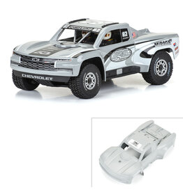 PROLINE RACING PRO367514 1/16 PRE-CUT 2019 CHEVY TROPHY TRUCK TOUGH-COLOR GRAY BODY: GROM