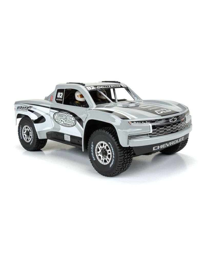 PROLINE RACING PRO367514 1/16 PRE-CUT 2019 CHEVY TROPHY TRUCK TOUGH-COLOR GRAY BODY: GROM