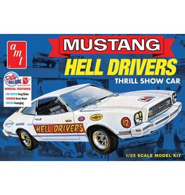AMT AMT1475 1/25 1977 FORD MUSTANG "HELLS DRIVERS" PLASTIC MODEL KIT