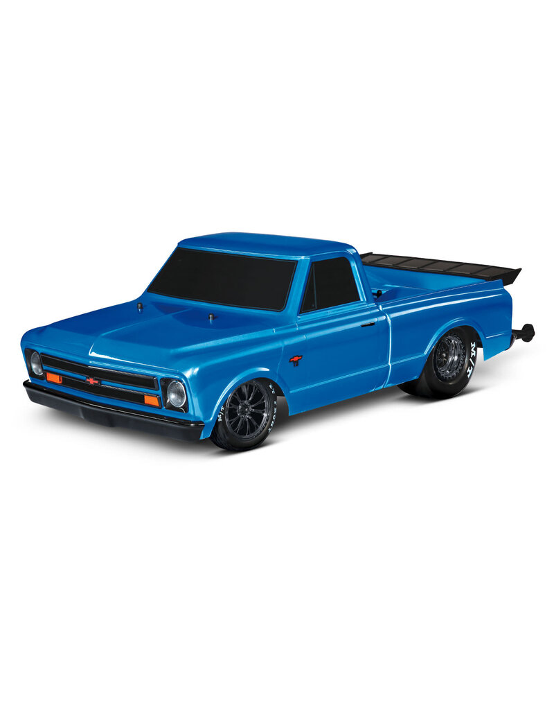 TRAXXAS TRA94376-74-BLUE 1/10 2WD DRAG SLASH HD CHEVROLET C10: BLUE