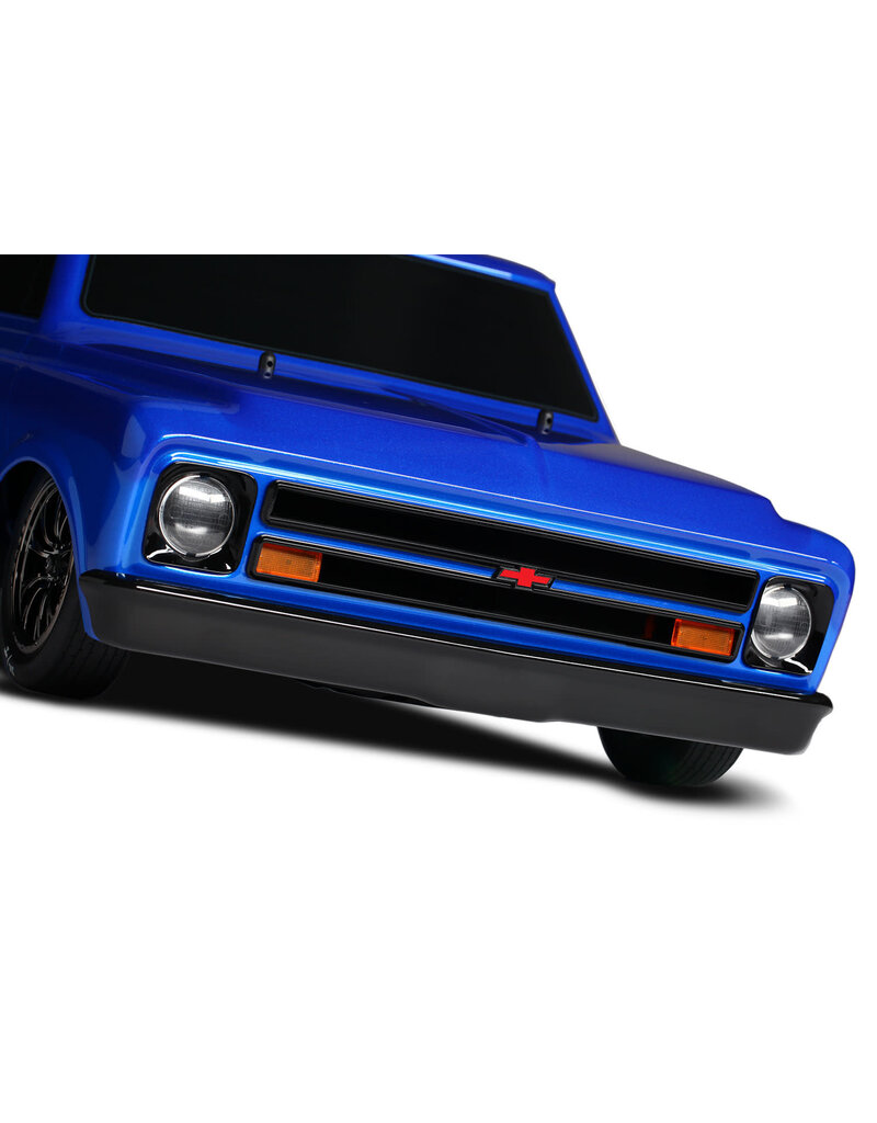 TRAXXAS TRA94376-74-BLUE 1/10 2WD DRAG SLASH HD CHEVROLET C10: BLUE