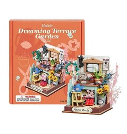 ROBOTIME ROEDS030 ROLIFE DREAMING TERRACE GARDEN DIY MINIATURE HOUSE