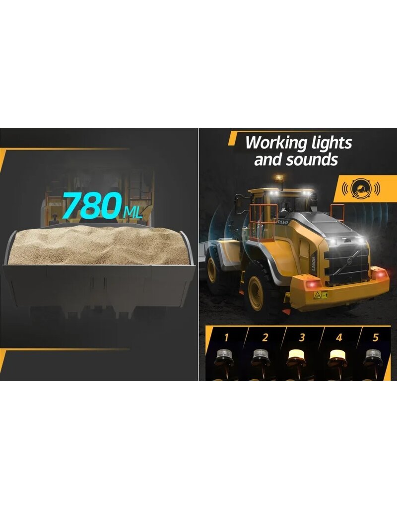 DOUBLE E DEEIMX592 1/16 VOLVO WHEEL LOADER PRO