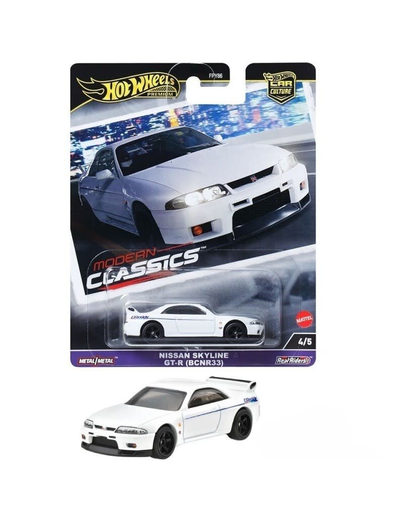 HOT WHEELS MTL FPY86/HRV99 HOTWHEELS PREMIUM NISSAN SKYLINE GT-R BCNR33