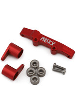 NEXX RACING NX-493-R LOSI® MICRO-B ALUMINUM STEERING RACK SET (RED)
