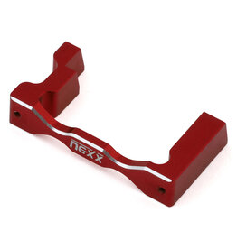 NEXX RACING NX-475-R LOSI MICRO-B ALUMINUM SERVO MOUNT (RED) (AGF RC A06CLS SERVO)