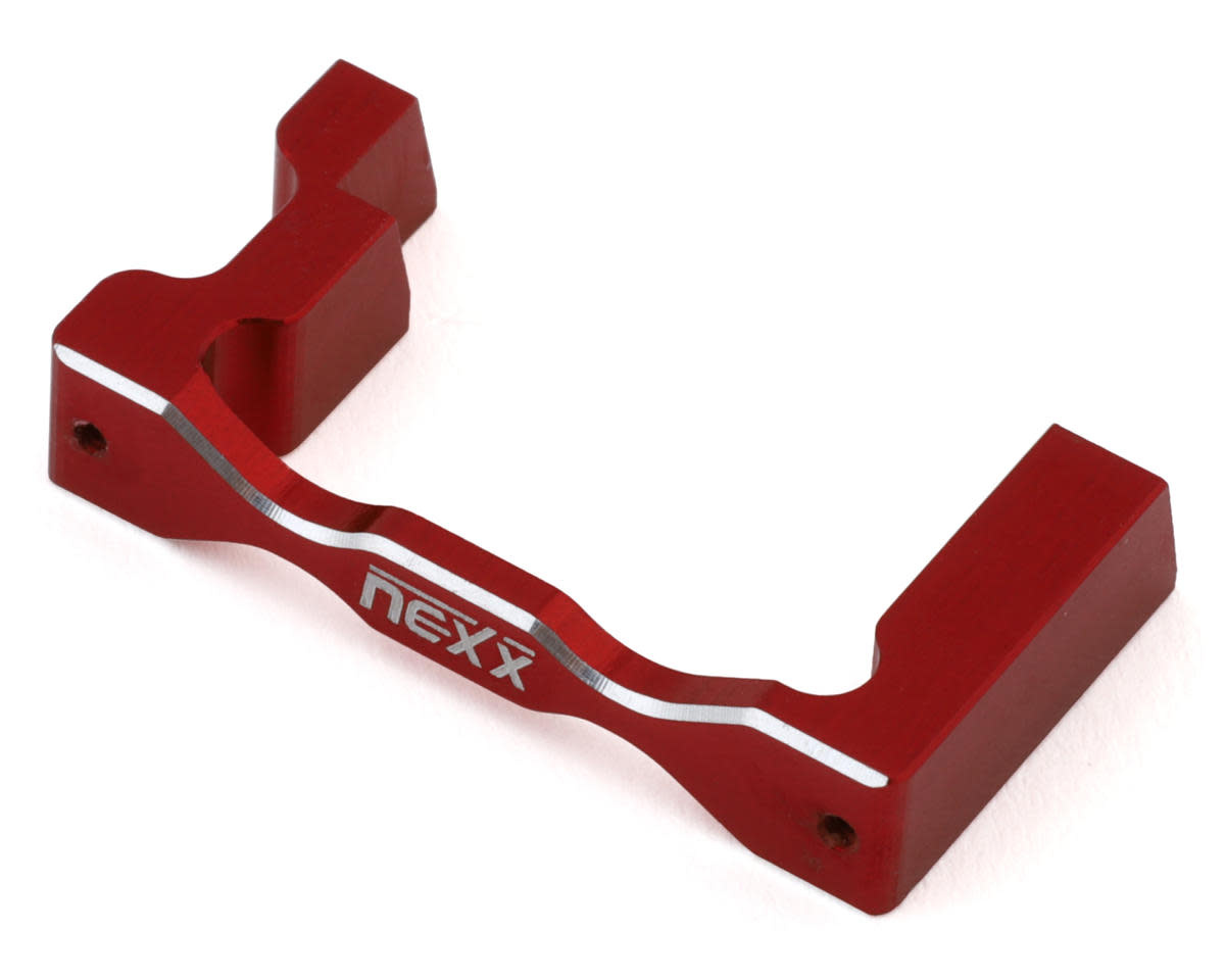 NX-475-R LOSI MICRO-B ALUMINUM SERVO MOUNT (RED) (AGF RC A06CLS SERVO)