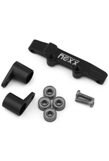 NEXX RACING NX-493-B LOSI® MICRO-B ALUMINUM STEERING RACK SET (BLACK)