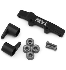 NEXX RACING NX-493-B LOSI® MICRO-B ALUMINUM STEERING RACK SET (BLACK)