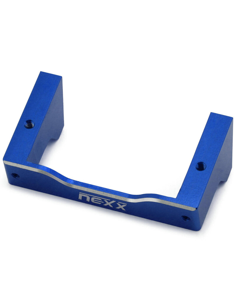 NEXX RACING NX-513-BL  LOSI® MICRO-B ALUMINUM SERVO MOUNT (BLUE)