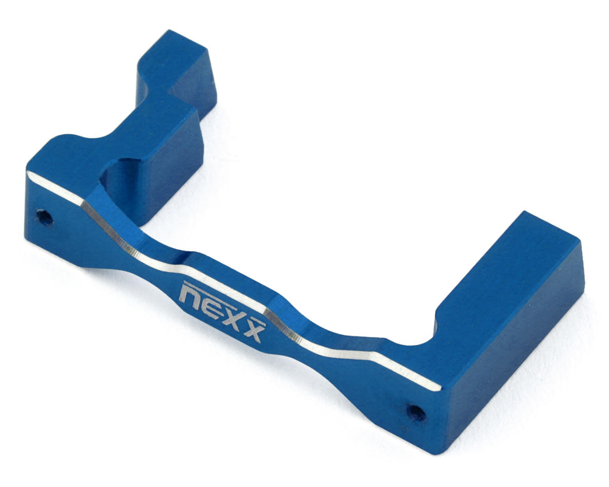 NX-475-BL LOSI MICRO-B ALUMINUM SERVO MOUNT (BLUE) (AGF RC A06CLS SERVO)