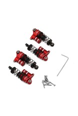 NEXX RACING NX-485-R LOSI® MICRO-B ALUMINUM OIL-FILLED THREADED RESERVOIR SHOCKS (RED) (4)