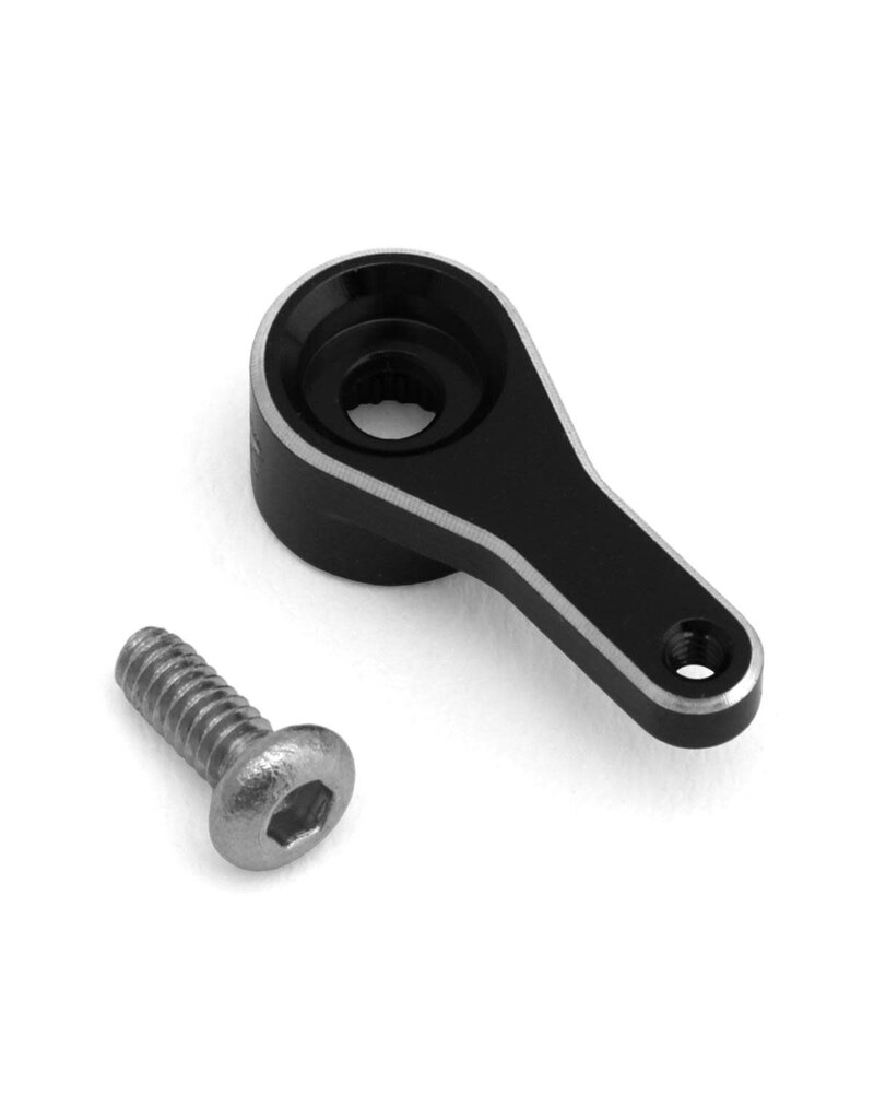 NEXX RACING NX-476-B LOSI MICRO-B ALUMINUM SERVO HORN (BLACK) (AGF RC A06CLS SERVO)