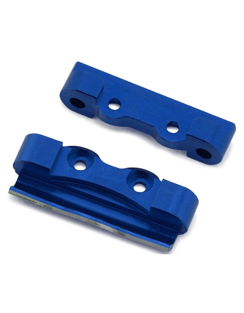 NEXX RACING NX-486-BL LOSI® MICRO-B ALUMINUM REAR HINGE PIN MOUNT SET (BLUE)