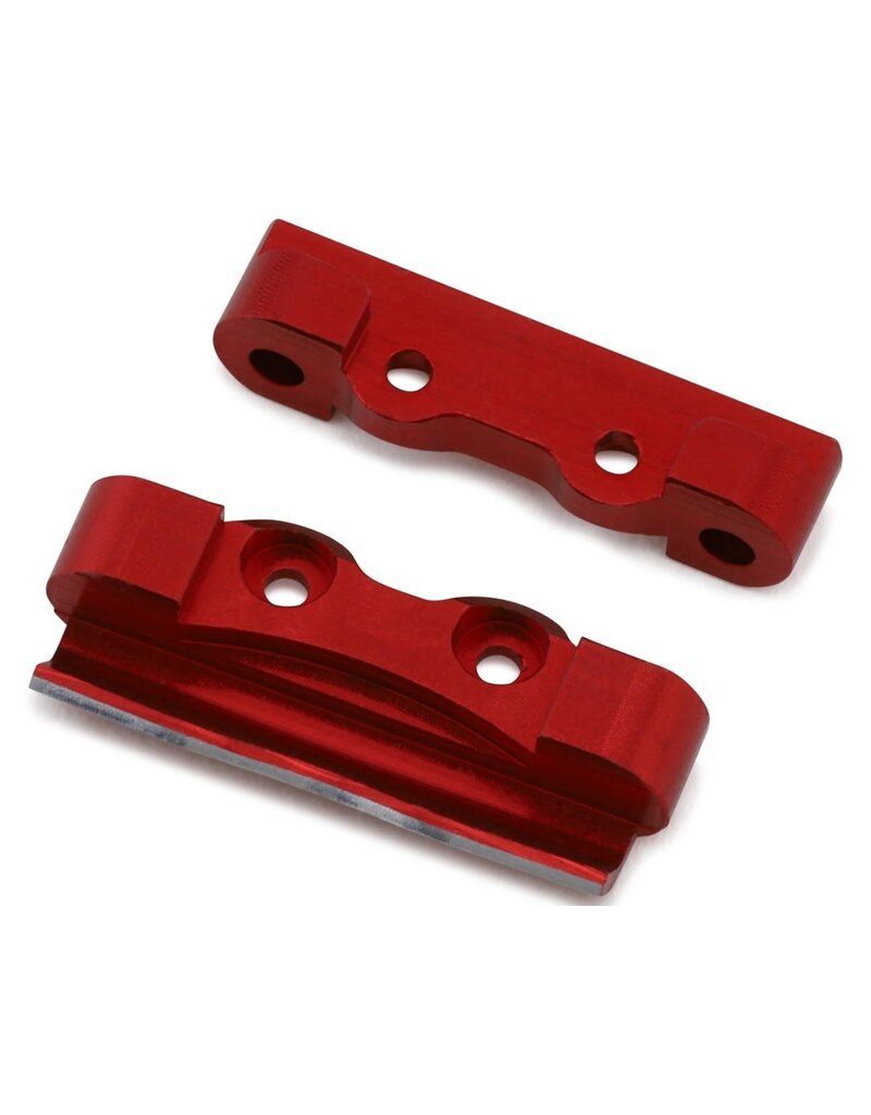 NEXX RACING NX-486-R LOSI® MICRO-B ALUMINUM REAR HINGE PIN MOUNT SET (RED)