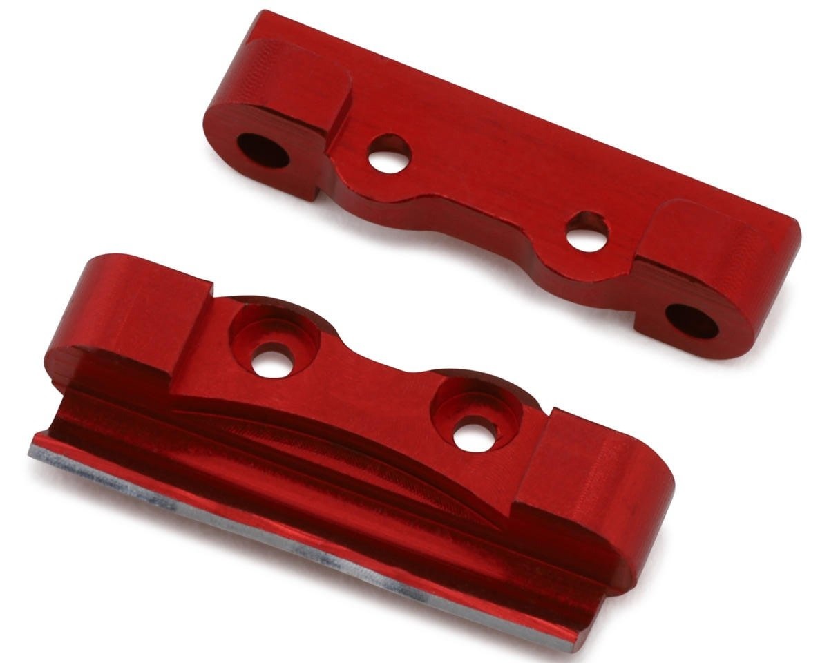 NX-486-R LOSI® MICRO-B ALUMINUM REAR HINGE PIN MOUNT SET (RED)