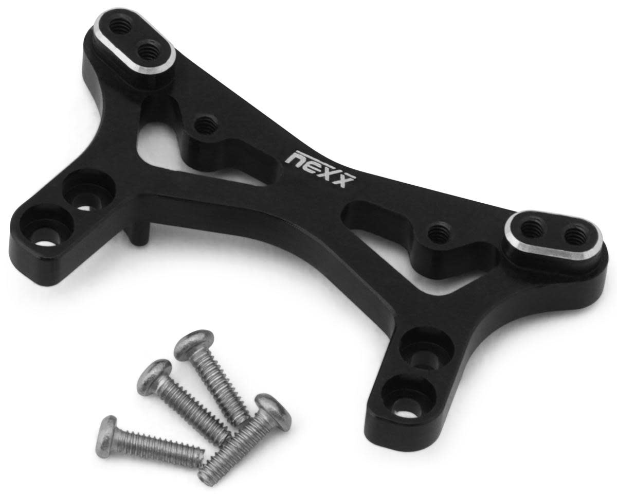 NX-514-B LOSI® MICRO-B ALUMINUM FRONT SHOCK TOWER (BLACK)