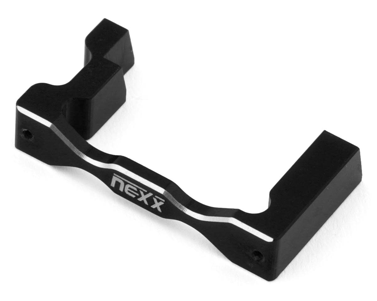 NX-475-B LOSI MICRO-B ALUMINUM SERVO MOUNT (BLACK) (AGF RC A06CLS SERVO)
