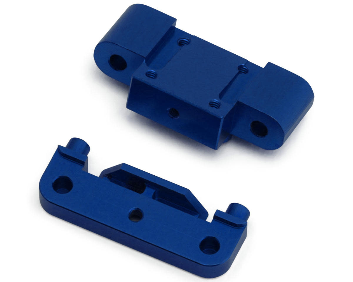 NX-487-BL LOSI® MICRO-B ALUMINUM FRONT BULKHEAD (BLUE)
