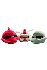 BANDAI BASBNN66375 ZAKUPLA-KUN'S BIG HEAD "MOBILE SUIT GUNDAM" NUI PLUSH PILLOW