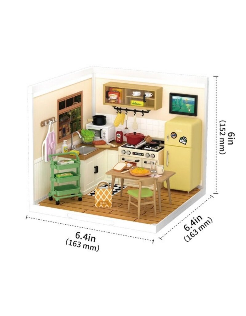 ROBOTIME ROEDW008 HAPPY MEALS KITCHEN