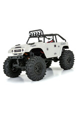 PROLINE RACING PRO366300 1979 TOYOTA LAND CRUISER FJ40 CLEAR BODY WITH TRAIL CAGE FOR AXIAL SCX24