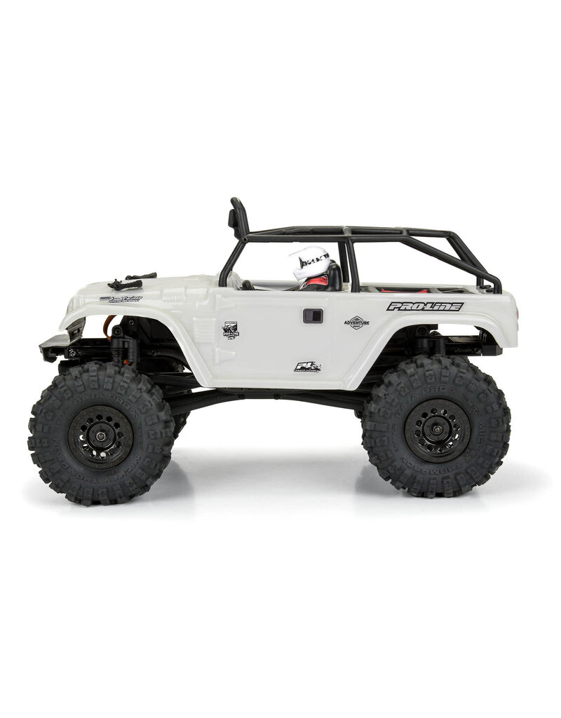 PROLINE RACING PRO366300 1979 TOYOTA LAND CRUISER FJ40 CLEAR BODY WITH TRAIL CAGE FOR AXIAL SCX24