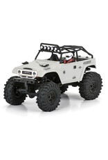 PROLINE RACING PRO366300 1979 TOYOTA LAND CRUISER FJ40 CLEAR BODY WITH TRAIL CAGE FOR AXIAL SCX24
