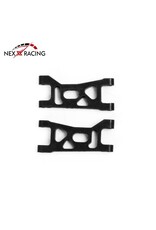NEXX RACING NX-460-B LOSI™ MICRO-B ALUMINUM FRONT SUSPENSION ARMS (BLACK) (2)