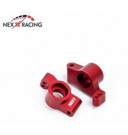 NEXX RACING NX-458-R LOSI™ MICRO-B ALUMINUM REAR HUBS (RED) (2)