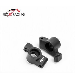 NEXX RACING NX-458-B LOSI™ MICRO-B ALUMINUM REAR HUBS (BLACK) (2)