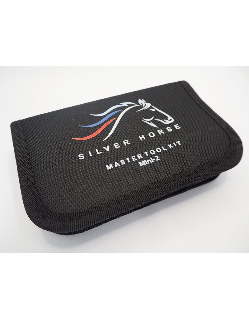 SILVER HORSE SHRC 1174902 MASTER TOOL KIT W/ POUCH BLACK