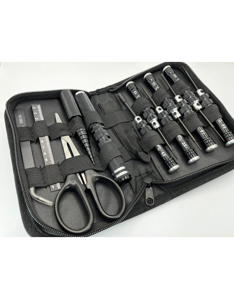 SILVER HORSE SHRC 1174902 MASTER TOOL KIT W/ POUCH BLACK
