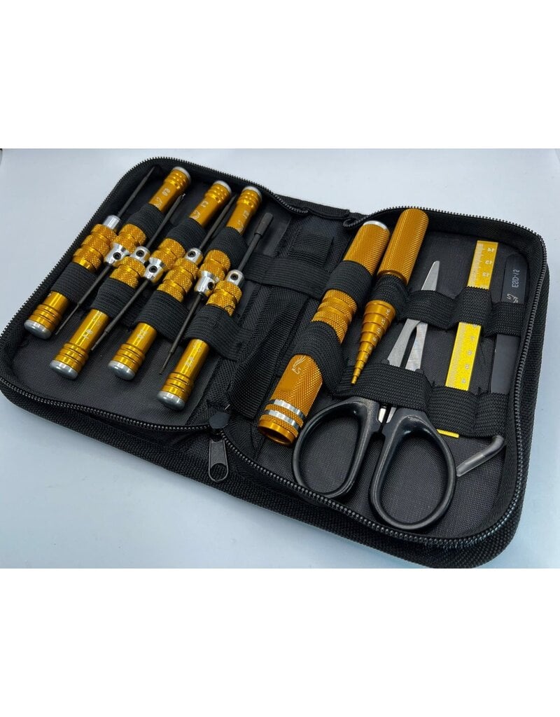SILVER HORSE SHRC 1174903 MASTER TOOL KIT W/ POUCH YELLOW