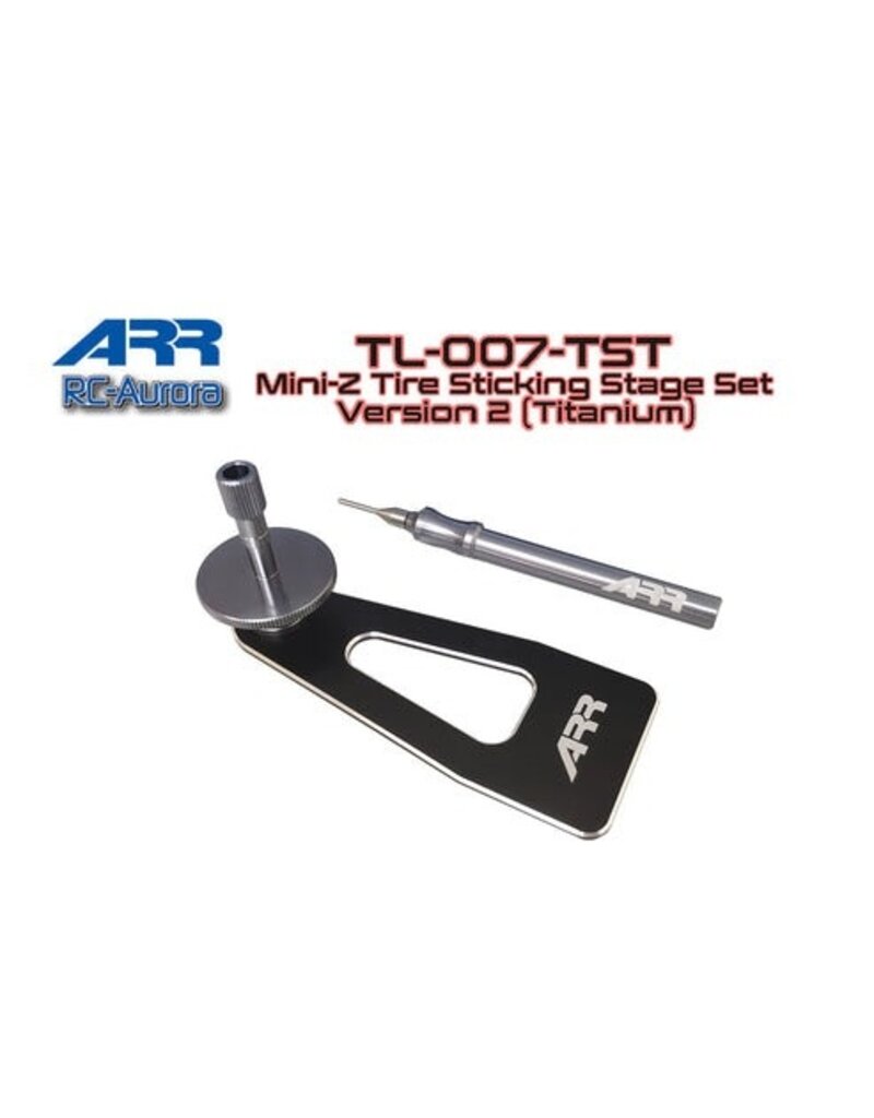 ARR SHRC TL-007-TST MINI-Z TIRE STICKING STAGE SET V2 TITANIUM