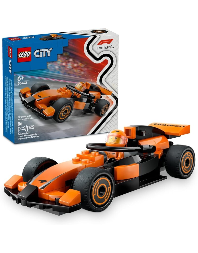LEGO LEGO 60442 CITY F1 DRIVER WITH MCLAREN RACE CAR
