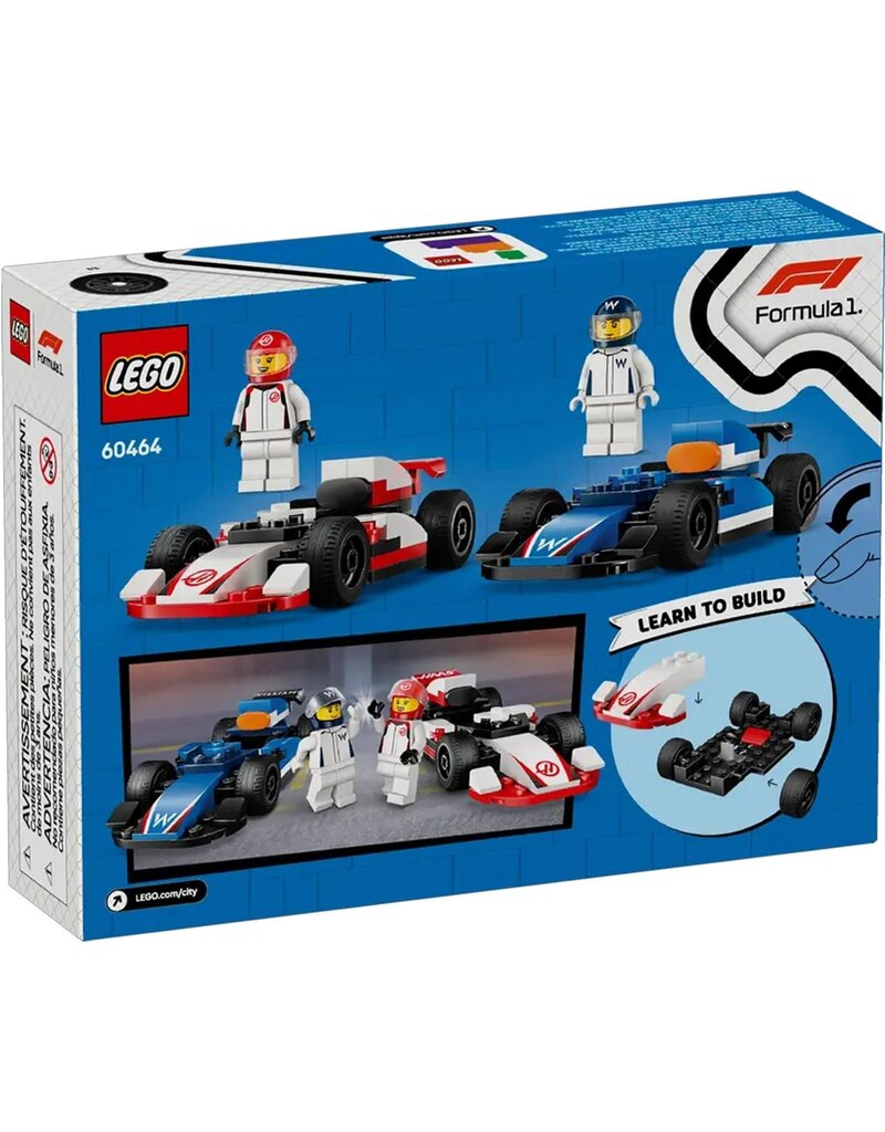 LEGO LEGO 60464 CITY F1 WILLIAMS RACING AND HASS F1 RACE CARS