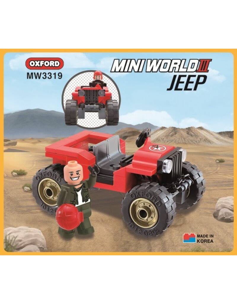 OXFORD OXFMW3319 MINI WORLD JEEP BLOCKS