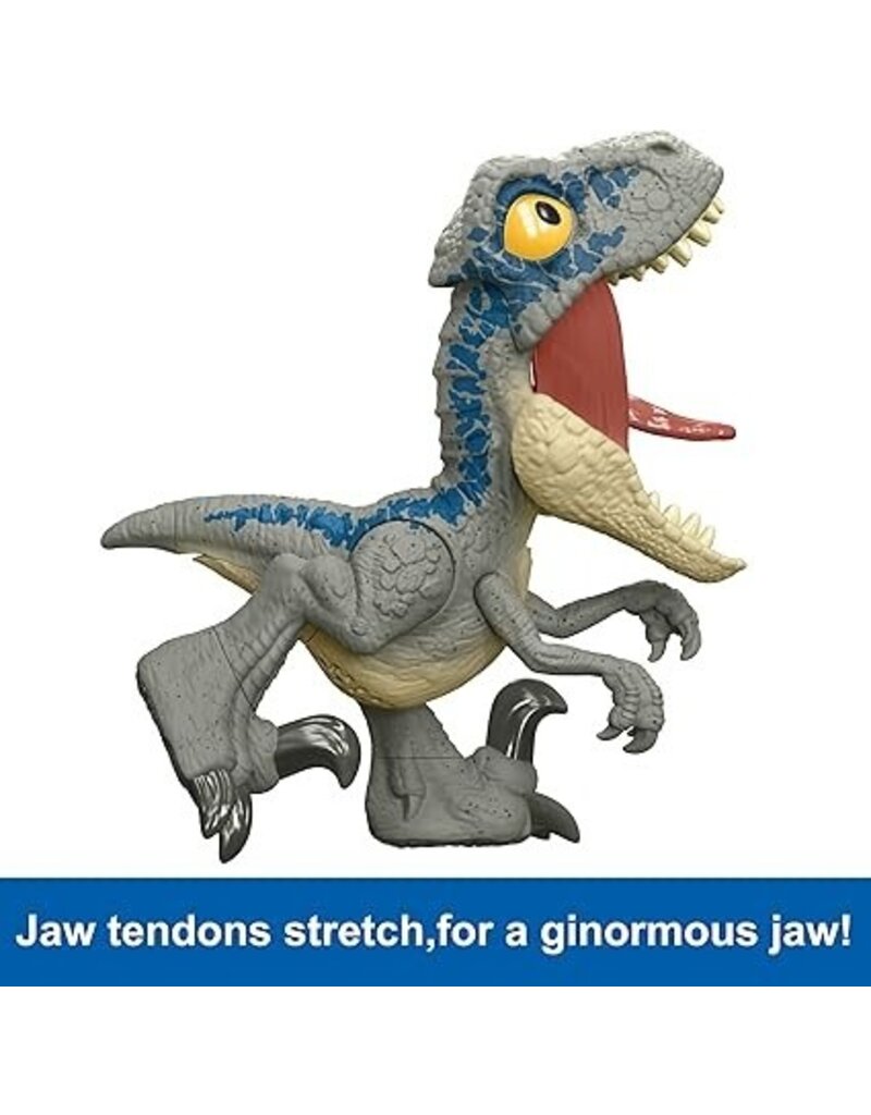 JURASSIC WORLD MTL HVB43/HVB44 JURASSIC WORLD MEGA ROAR VELOCIRAPTOR BLUE