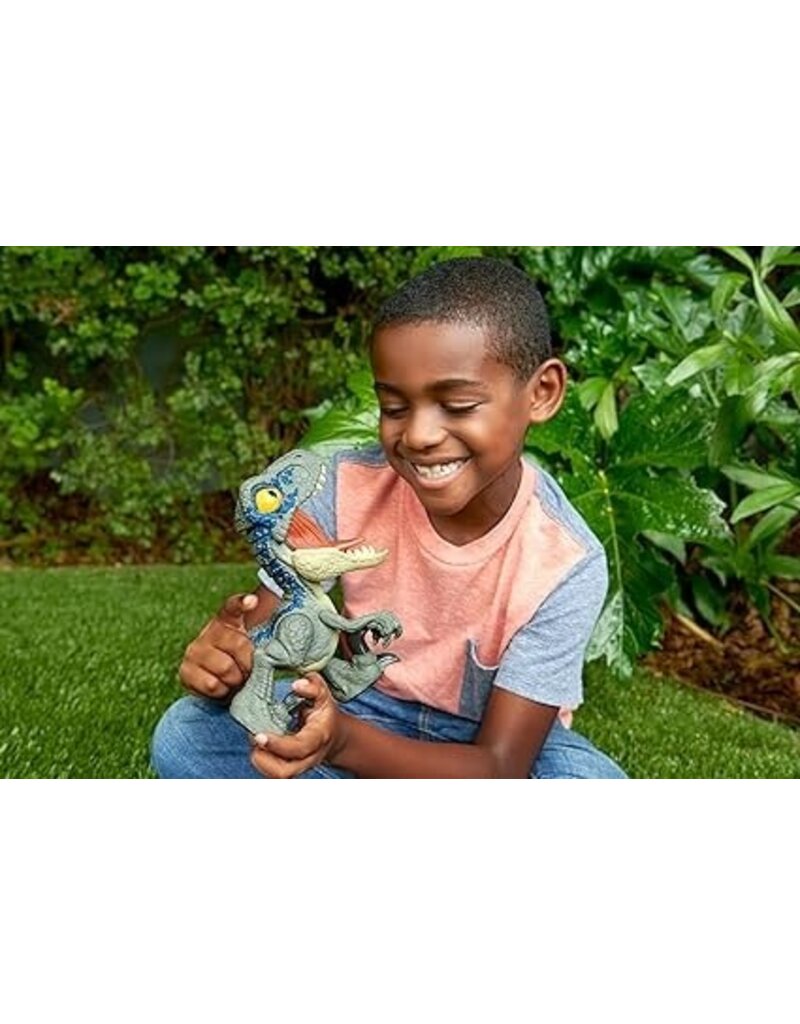 JURASSIC WORLD MTL HVB43/HVB44 JURASSIC WORLD MEGA ROAR VELOCIRAPTOR BLUE