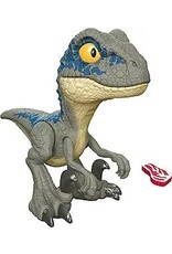 JURASSIC WORLD MTL HVB43/HVB44 JURASSIC WORLD MEGA ROAR VELOCIRAPTOR BLUE