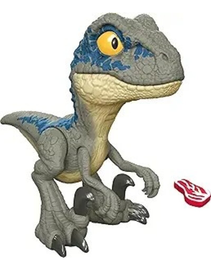 JURASSIC WORLD MTL HVB43/HVB44 JURASSIC WORLD MEGA ROAR VELOCIRAPTOR BLUE