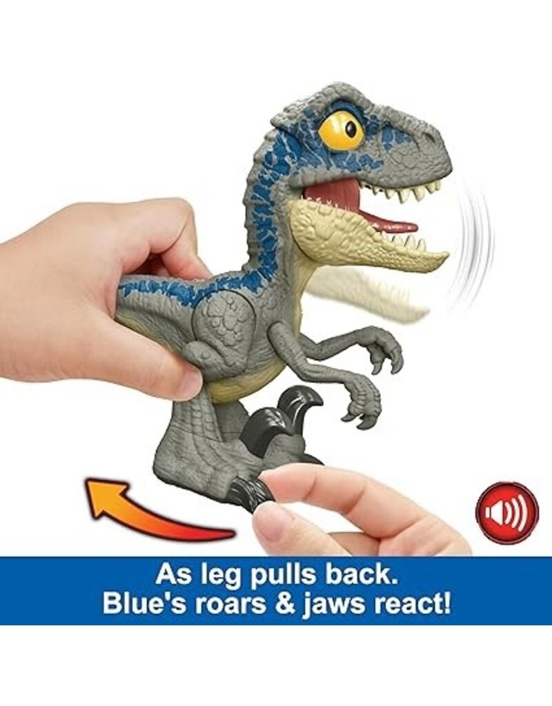 JURASSIC WORLD MTL HVB43/HVB44 JURASSIC WORLD MEGA ROAR VELOCIRAPTOR BLUE