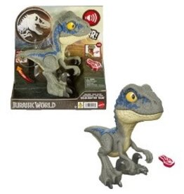 JURASSIC WORLD MTL HVB43/HVB44 JURASSIC WORLD MEGA ROAR VELOCIRAPTOR BLUE