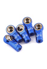 YEAH RACING YEA-YA-0572DB 3MM ALUMINUM THREADED ROD ENDS BLUE (REVERSED THREAD)
