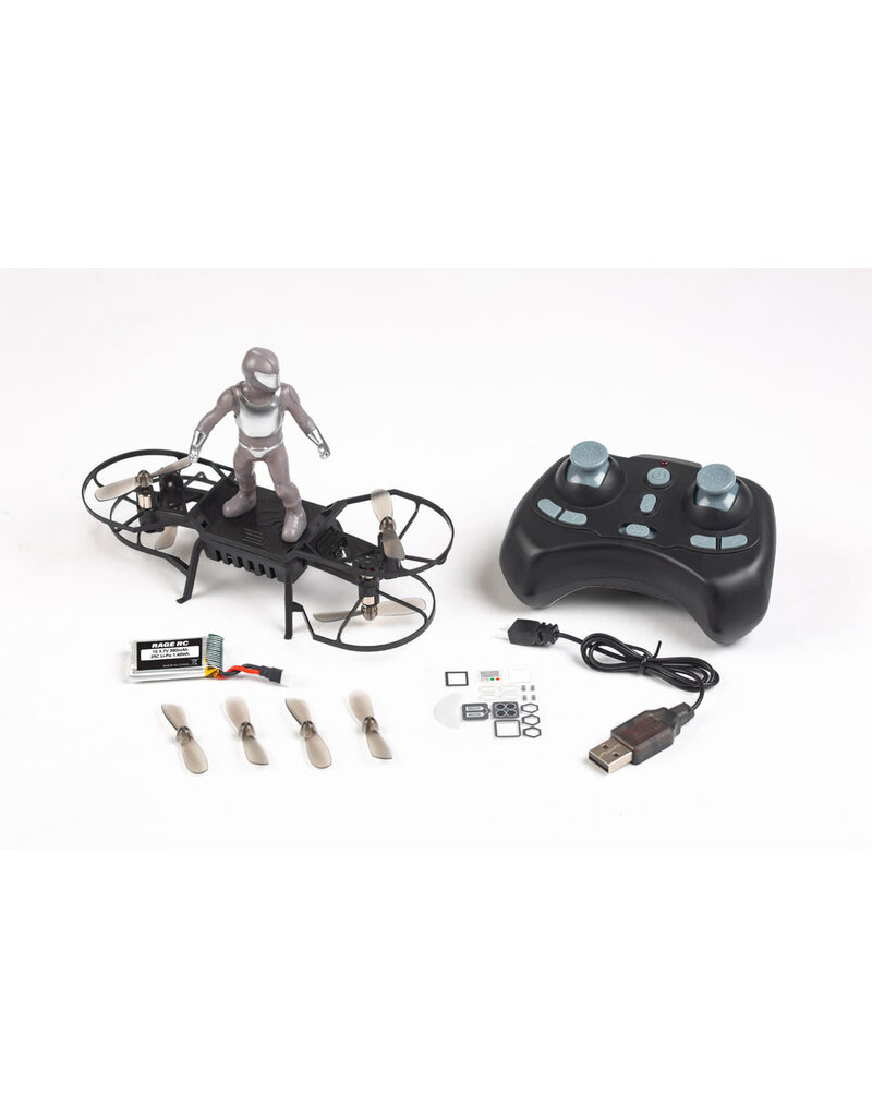 RAGE RC RGR4571 AEROBOARD RTF: ROBOT