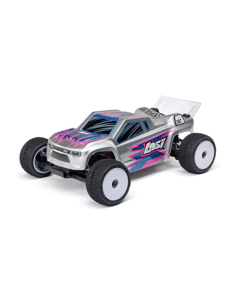 LOSI LOS-1392T2 MICRO-T 1/28 2WD SILVER RTR