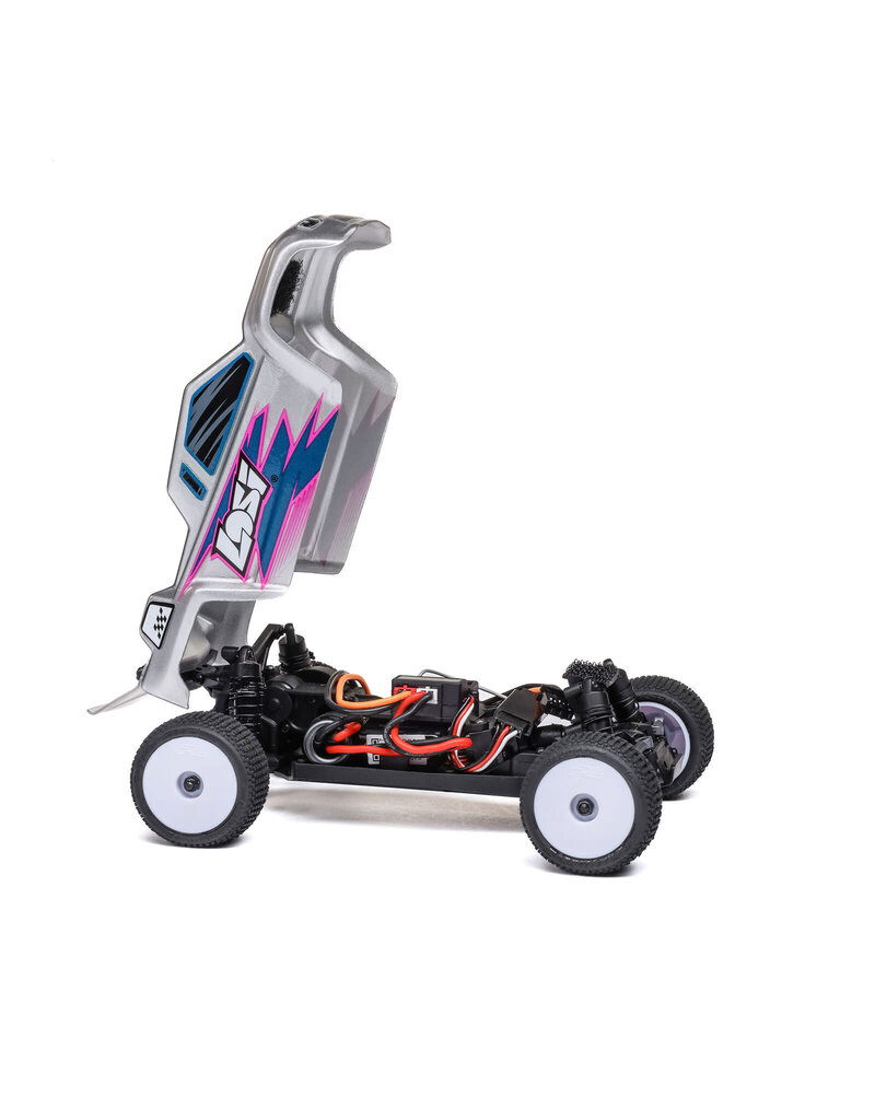 LOSI LOS-1392T2 MICRO-T 1/28 2WD SILVER RTR