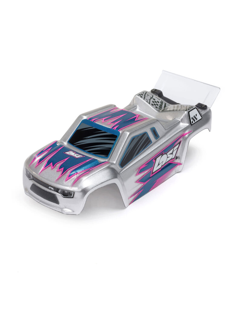 LOSI LOS-1392T2 MICRO-T 1/28 2WD SILVER RTR