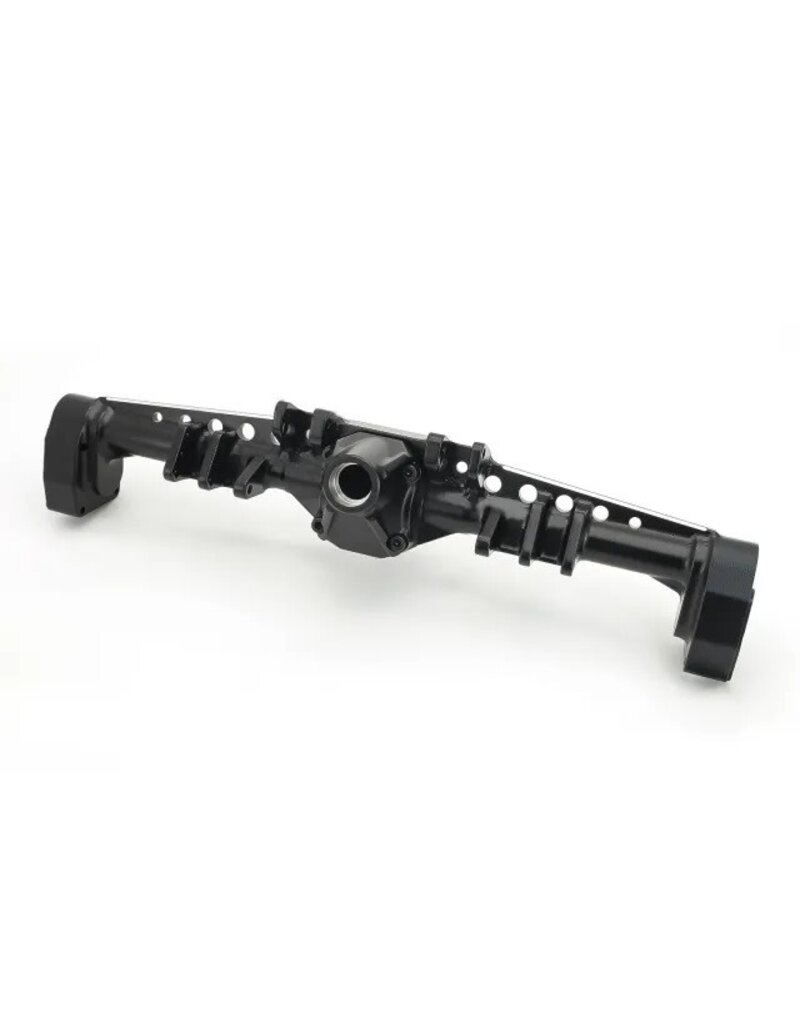 TREAL TRLX002KS8FML AXIAL CAPRA CNC ALUMINUM ONE PIECE REAR AXLE HOUSING: BLACK